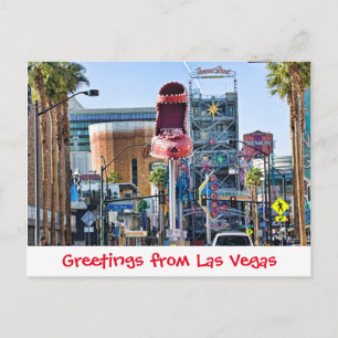 Greetings from Las Vegas postcard