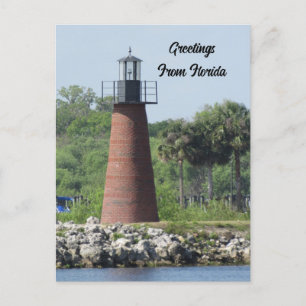 Greetings From Lighthouse Lake Tohopekaligalorida Postcard