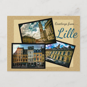 Greetings from Lille Postcard