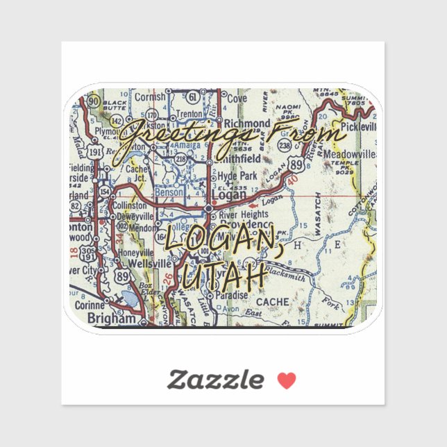 Greetings From Logan Utah (Sheet)