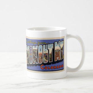 Greetings from Lookout Mountain, CO Postcard Mug