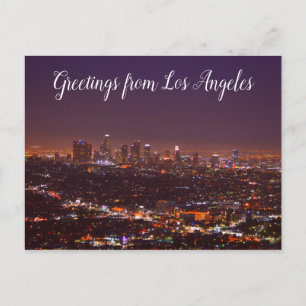 Greetings from Los Angeles California Postcard