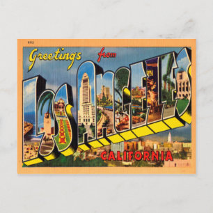 Greetings from Los Angeles, California Postcard