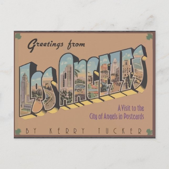 Greetings From Los Angeles, Vintage Postcard (Front)