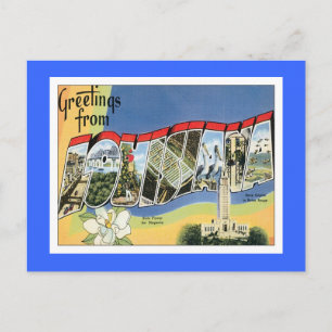 Greetings From Louisiana Postcard