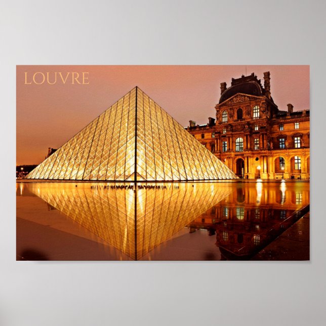 Greetings from Louvre Poster (Front)