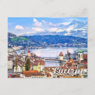 Greetings From Lucerne, Switzerland Postcard