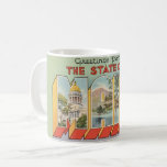Greetings from Maine Coffee Mug<br><div class="desc">Terrific retro greetings postcard from Maine repurposed!</div>