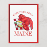 Greetings from Maine Lobster Shack Seafood Dinner