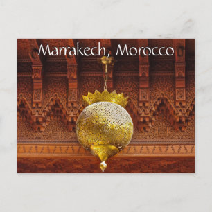 Greetings from Marrakech Morocco Postcard