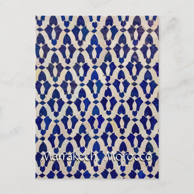 Greetings from Marrakech Morocco Postcard (Front)