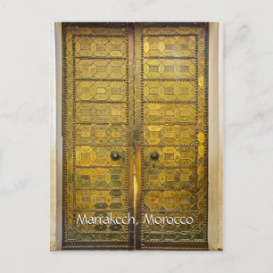 Greetings from Marrakech Morocco Postcard