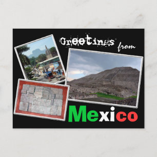 Greetings from Mexico Postcard