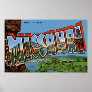Greetings from Missouri Poster