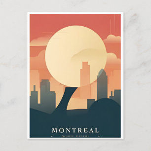 Greetings from Montreal, Canada Vintage Travel  Postcard