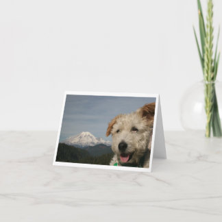 Greetings from Mt. Rainier Card