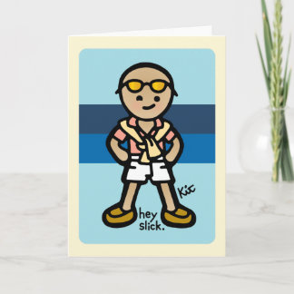 greetings from my private island. card