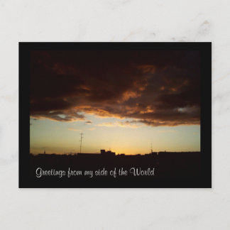 Greetings from my side of the World Postcard
