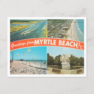 Greetings from Myrtle Beach, South Carolina Travel Postcard