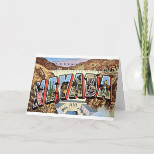 Greetings From Nevada Card