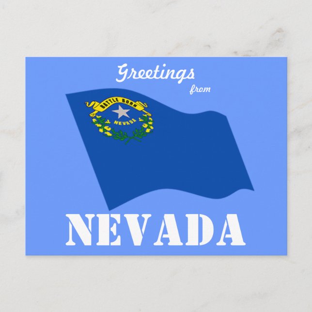 Greetings from Nevada Postcard (Front)
