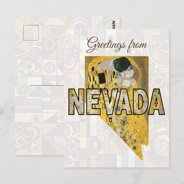 Greetings from Nevada Postcard (Front/Back)
