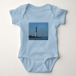 Greetings From New Jersey - Barnegat Light Baby Bodysuit