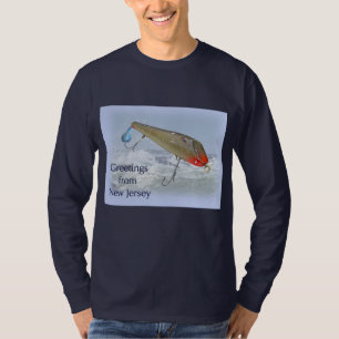 Greetings From New Jersey Fishing Lure T-Shirt