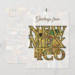 Greetings from New Mexico Postcard
