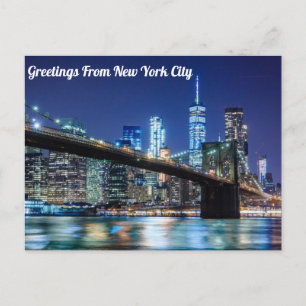 Greetings From New York City Postcard