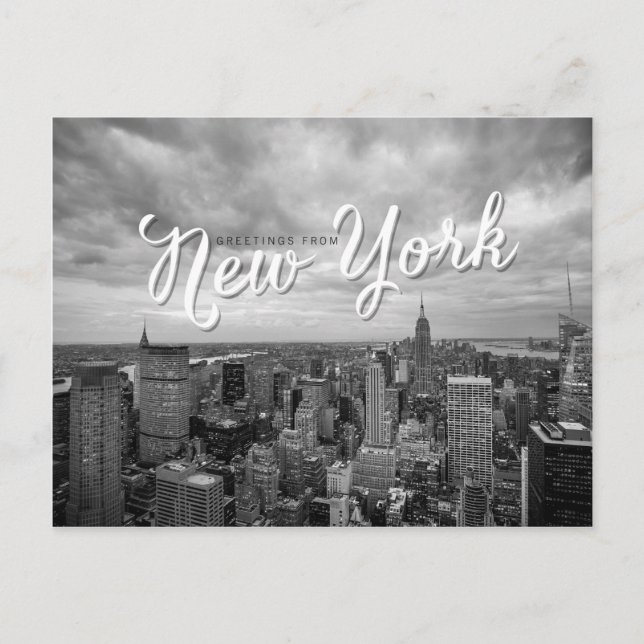 greetings from new york postcard (Front)