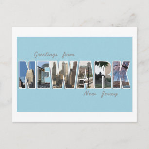 Greetings From Newark, New Jersey - POSTCARD