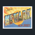 Greetings from Newark, New Jersey Vintage Travel Postcard<br><div class="desc">Greetings from Newark,  New Jersey Vintage Travel Postcard</div>