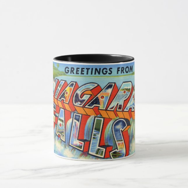 Greetings from Niagara Falls Mug (Center)