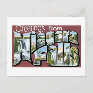 Greetings from Niagara Falls! Postcard
