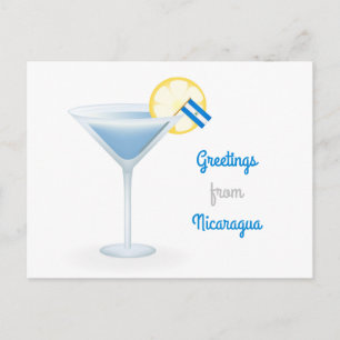 Greetings From Nicaragua Cocktail Holiday Card