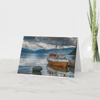 greetings from norway card