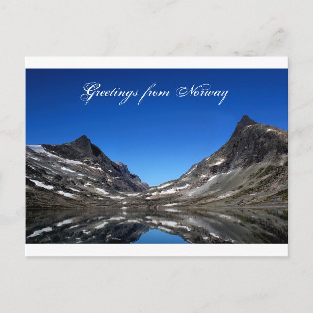 Greetings from Norway Postcard (Front)