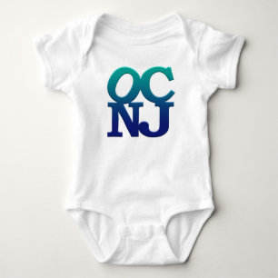 Greetings from Ocean City Baby Bodysuit