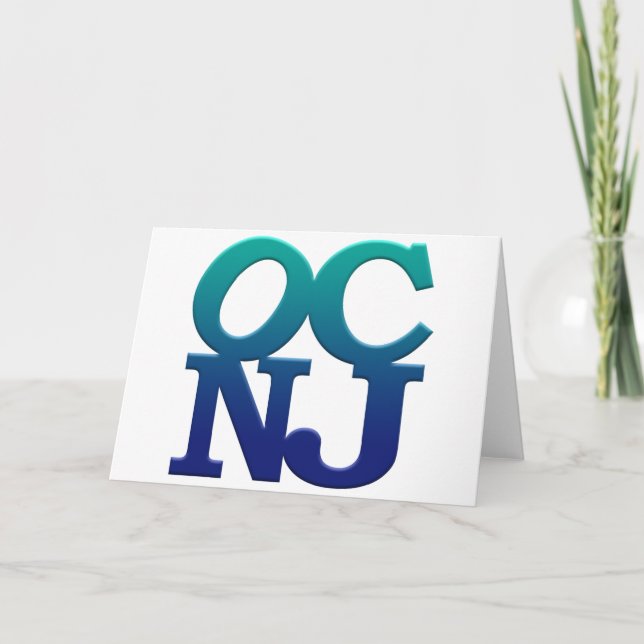 Greetings from Ocean City Card (Front)