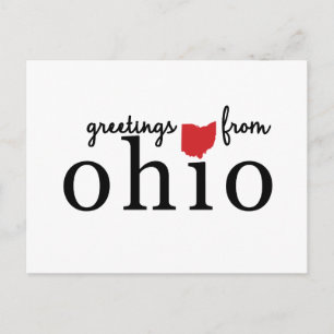 Greetings From Ohio Postcard
