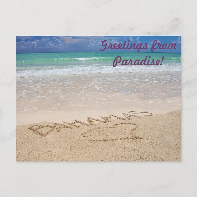 Greetings from Paradise Postcard (Front)