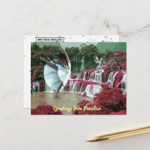 Greetings from Paradise Postcard