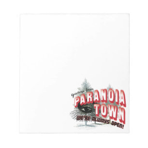 Greetings from Paranoia Town - Always Open Notepad