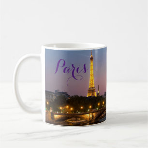 Greetings from Paris France Eiffel Tower Mug Cup