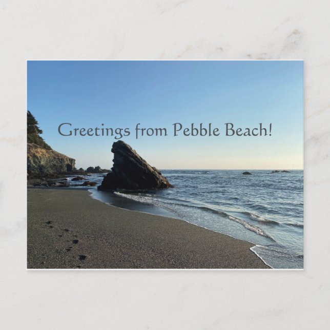 Greetings from Pebble Beach! Postcard (Front)