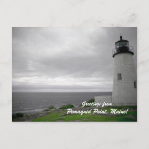 Greetings from Pemaquid Point, Maine! Postcard