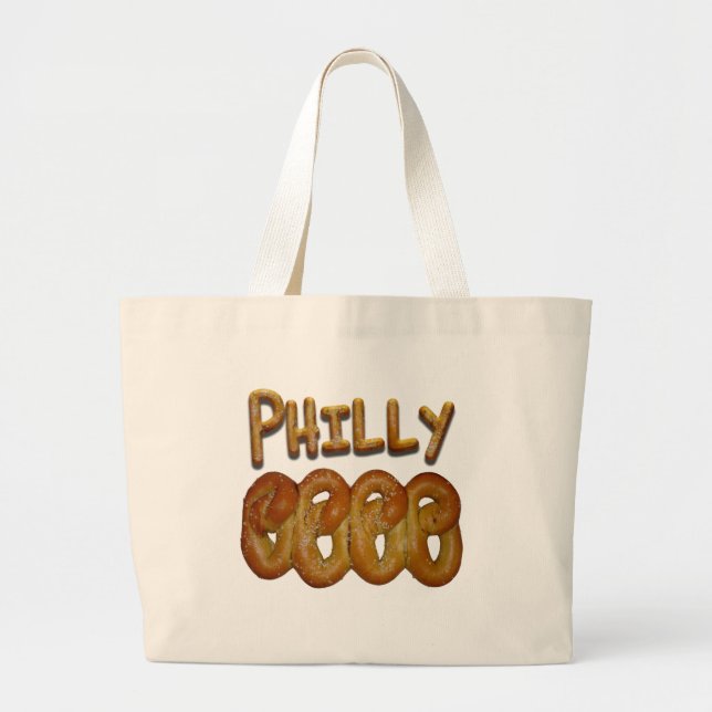 Greetings from Philly Large Tote Bag (Front)