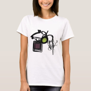 Greetings from Philydion: Abstract Black & White T-Shirt