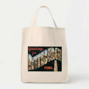 Greetings From Pittsburgh,Pennsylvania Tote Bag